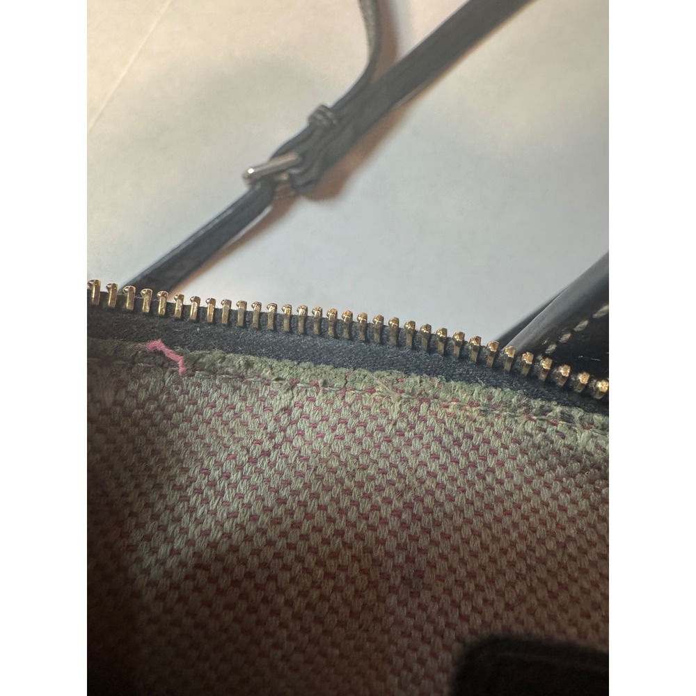 Dooney & Bourke Black Leather Triple Zip Crossbody Bag J0392581 - Picture 9 of 13